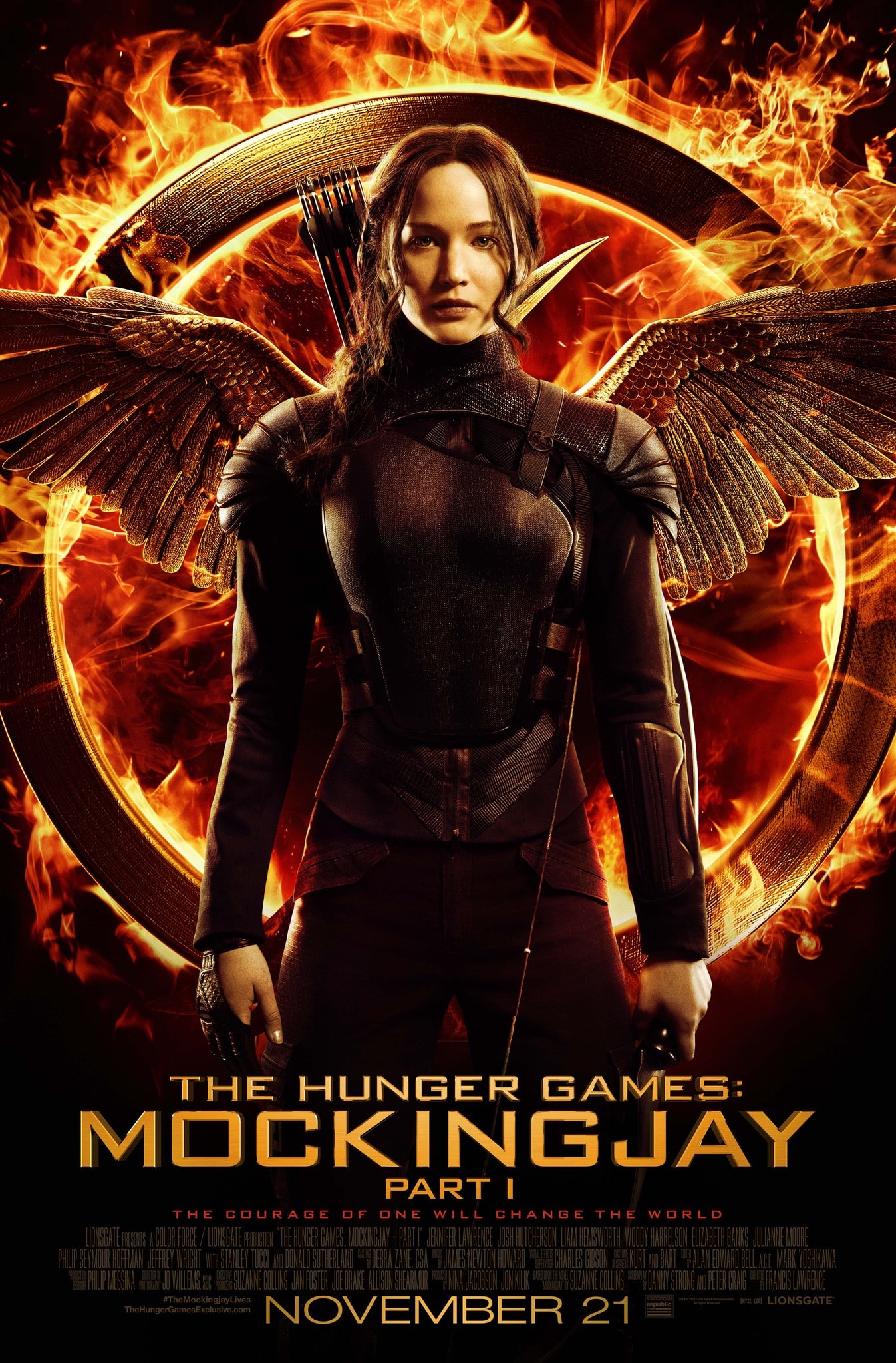 بازی‌های گرسنگی: زاغ مقلد – بخش 1 (The Hunger Games: Mockingjay – Part 1)